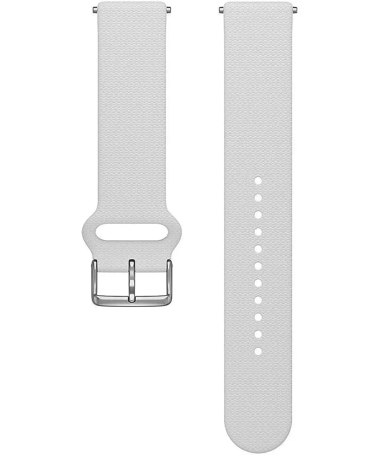 B-Ware Polar Armband Ersatzband Uhrband Silikon Weiß 20 Mm Sport Glatt Herren Größe M L