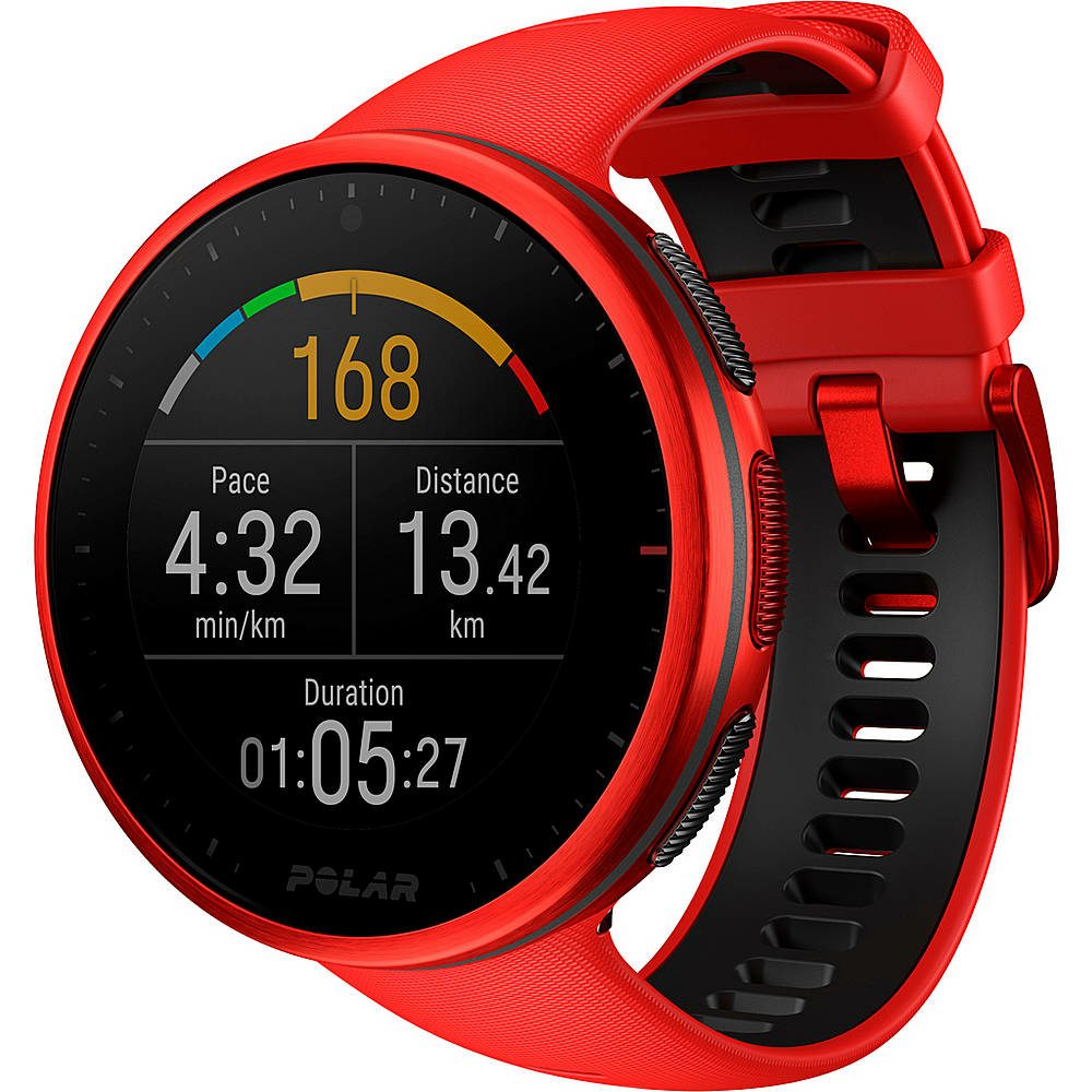 B-Ware Polar Vantage V2 Sportuhr Gps Fitnesstracker Smartwatch Fitnessuhr Rot Größe M L