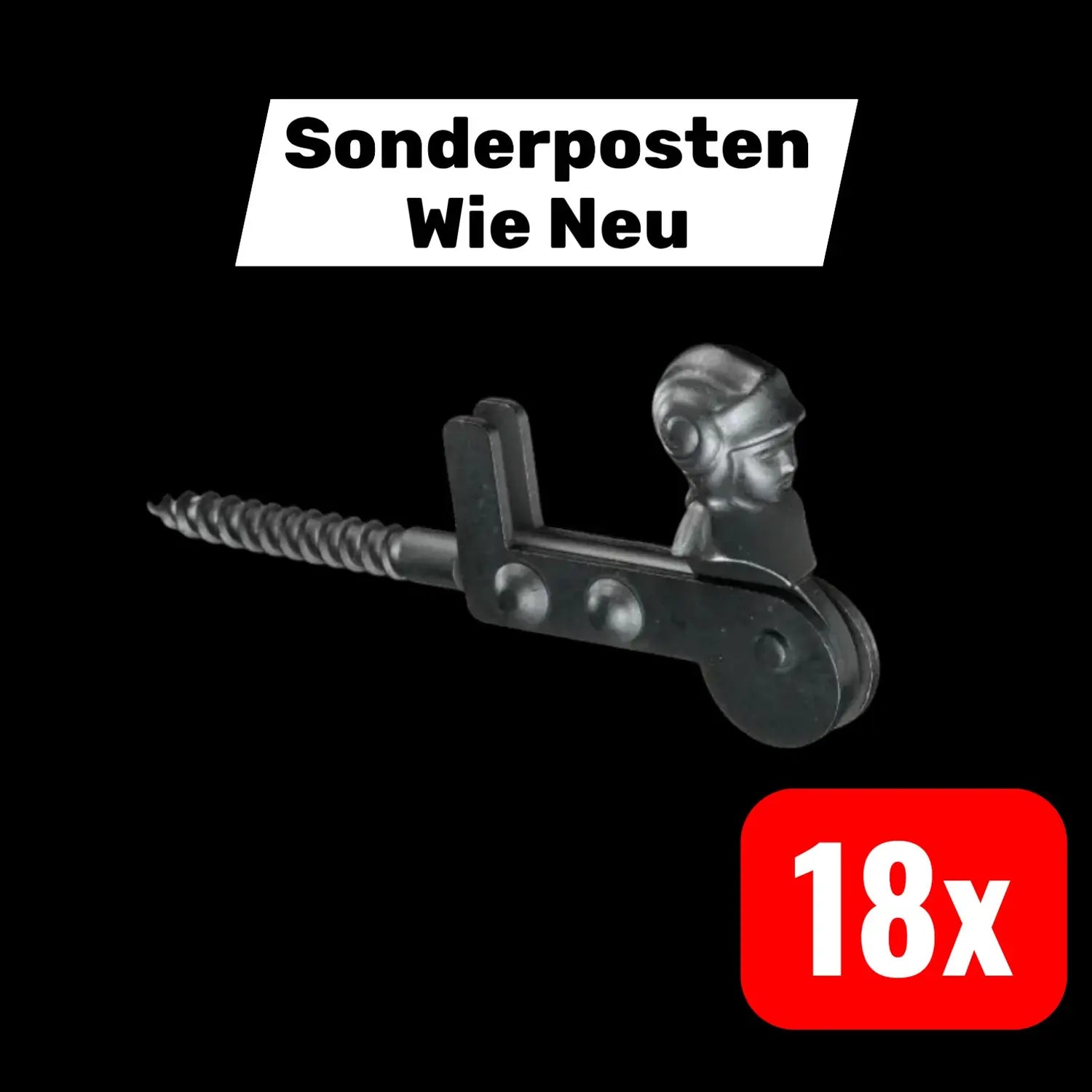 B-Ware Pollmann Fensterladen Feststeller Halter Fensterbeschlag Din Links Rechts 18 St