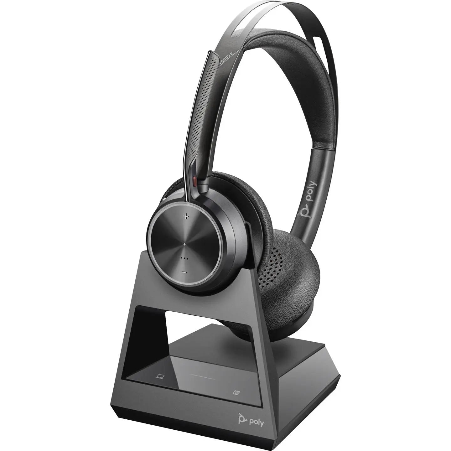 B-Ware Hp Poly Voyager Focus 2 Computer Headset Kopfhörer Bluetooth On Ear Headset