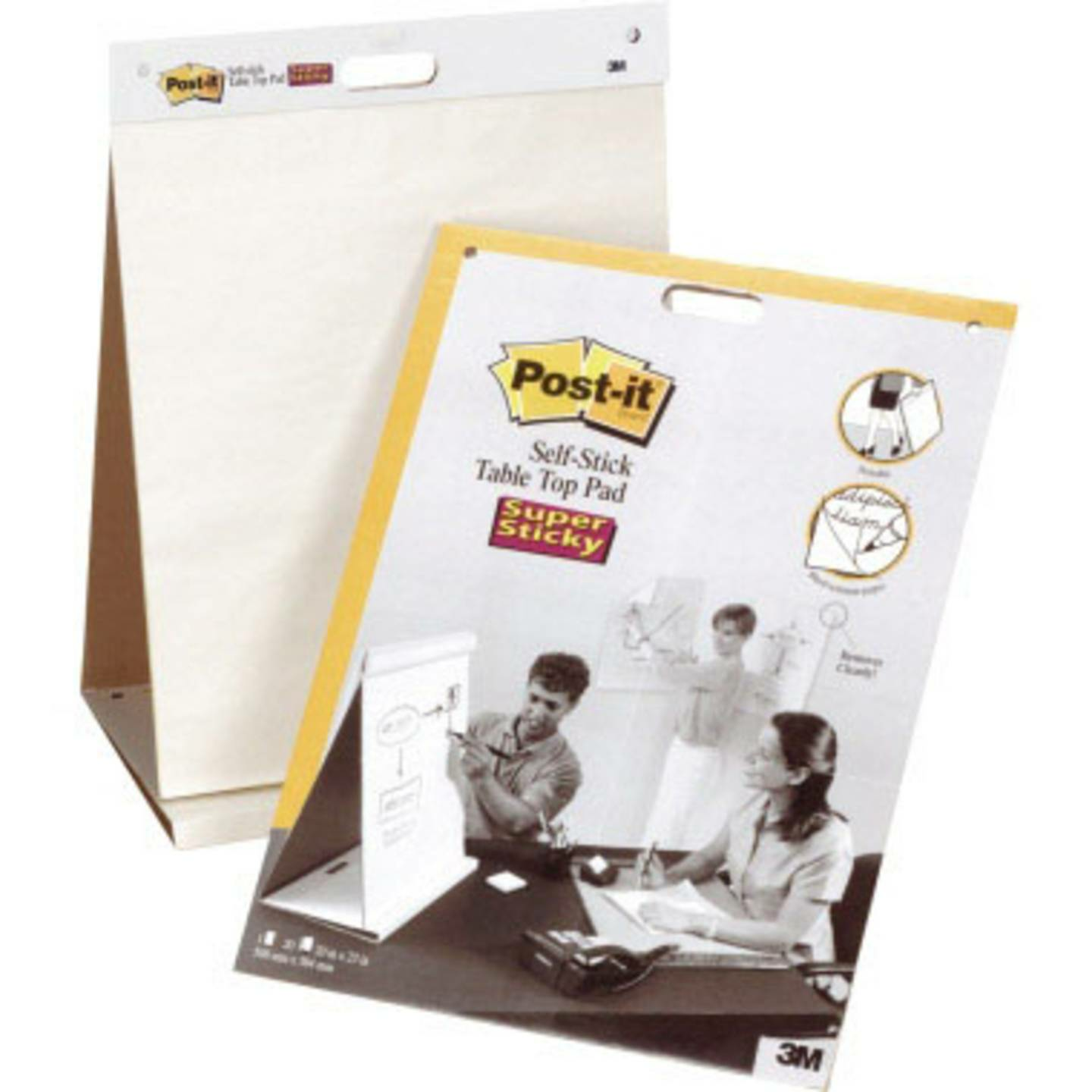 B-Ware Post It Super Sticky Meeting Chart Flipchartblock 20 Blätter 508x584mm 3 Stück