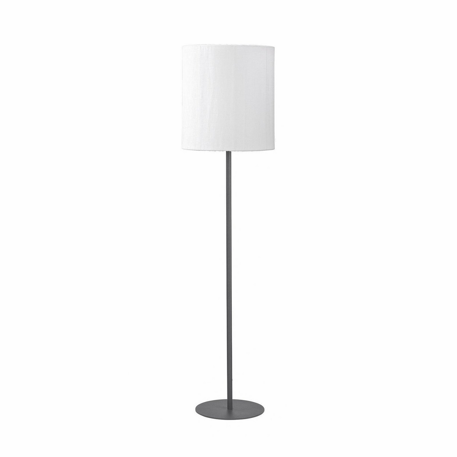 B-Ware Pr Home Außenstehleuchte Lampe Agnar Dunkelgrau Weiß 156 Cm Textil Metall E27