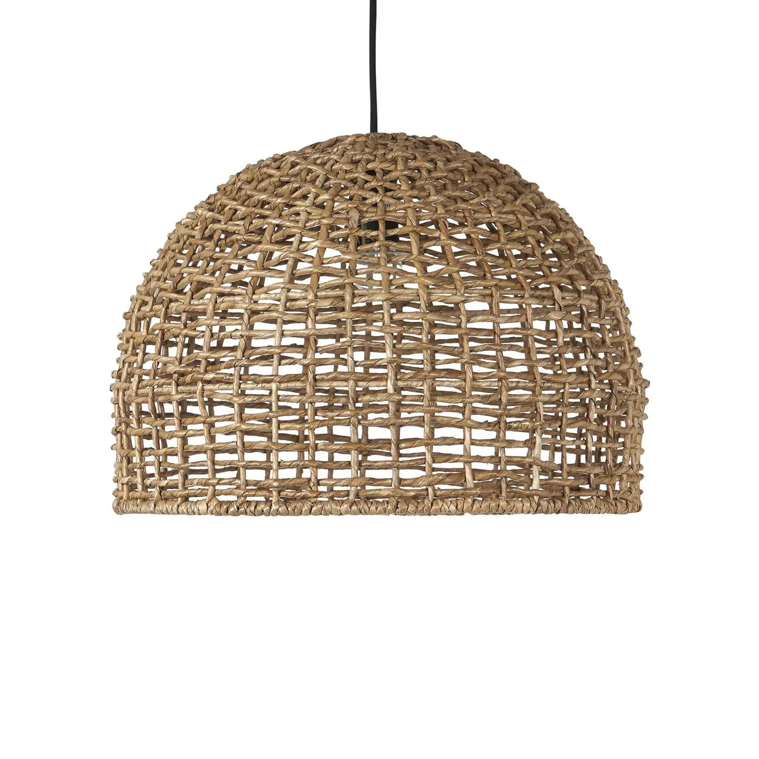 B-Ware Pr Home Hängeleuchte Pendelleuchte Cebu Lampakanay Holz Schwarz E27 Led ø 4634