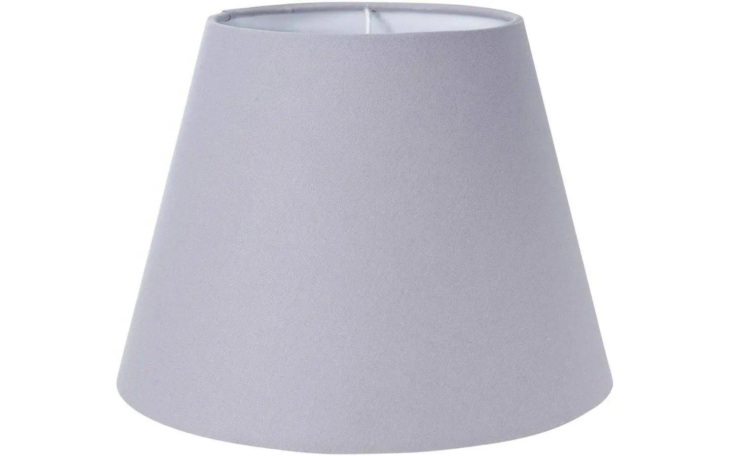 B-Ware Pr Home Schirm Lampenschirm Meja Baumwolle Grau E27 Ringhalterung ø25cm X 18,5cm