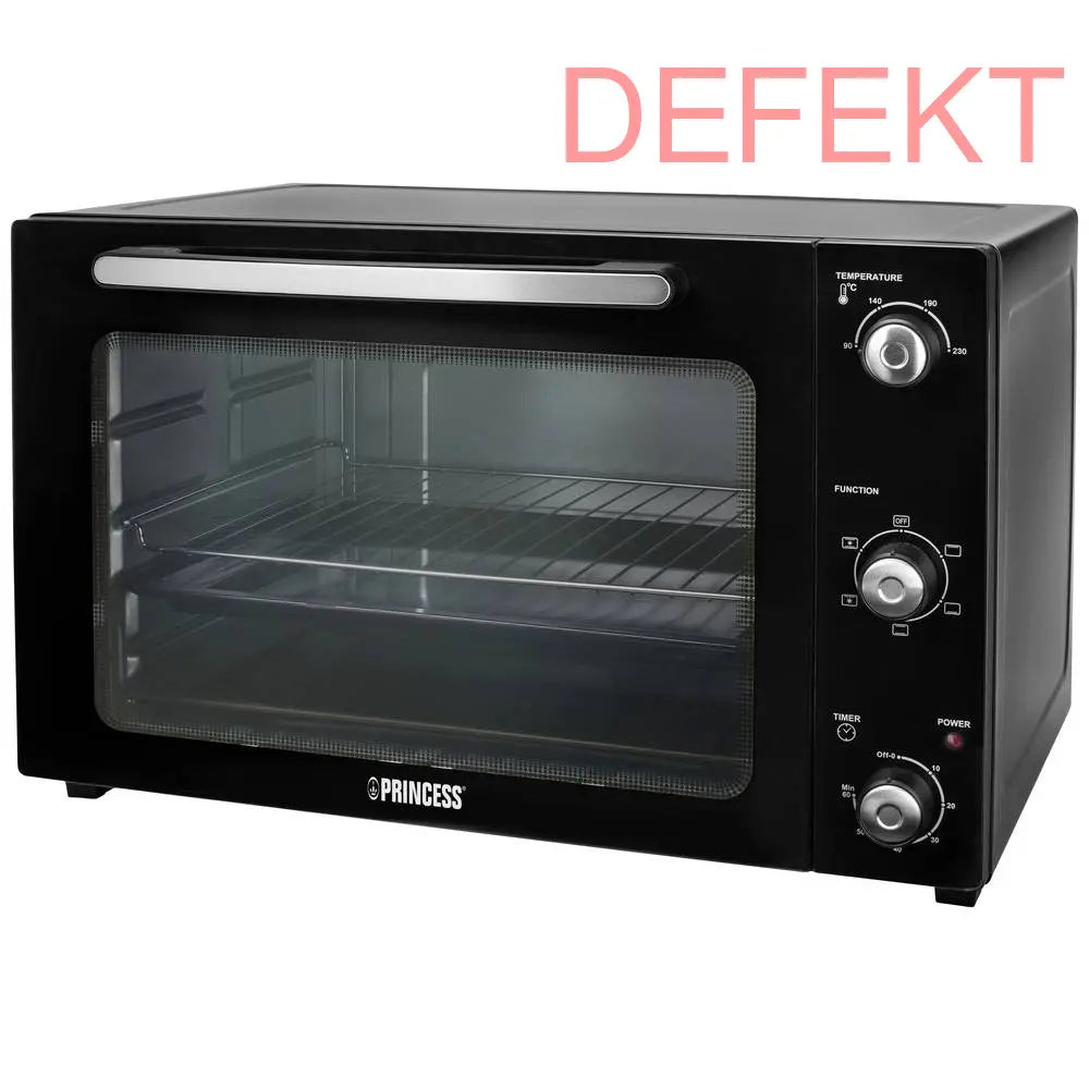 D-Ware Princess 112759 Minibackofen Backofen Tischbackofen Grill Umluft 55 L Defektware