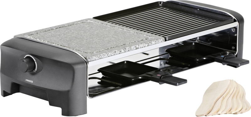 B-Ware Princess 162820 8 Pfännchen Raclette Pfännchenraclette Grillplatte