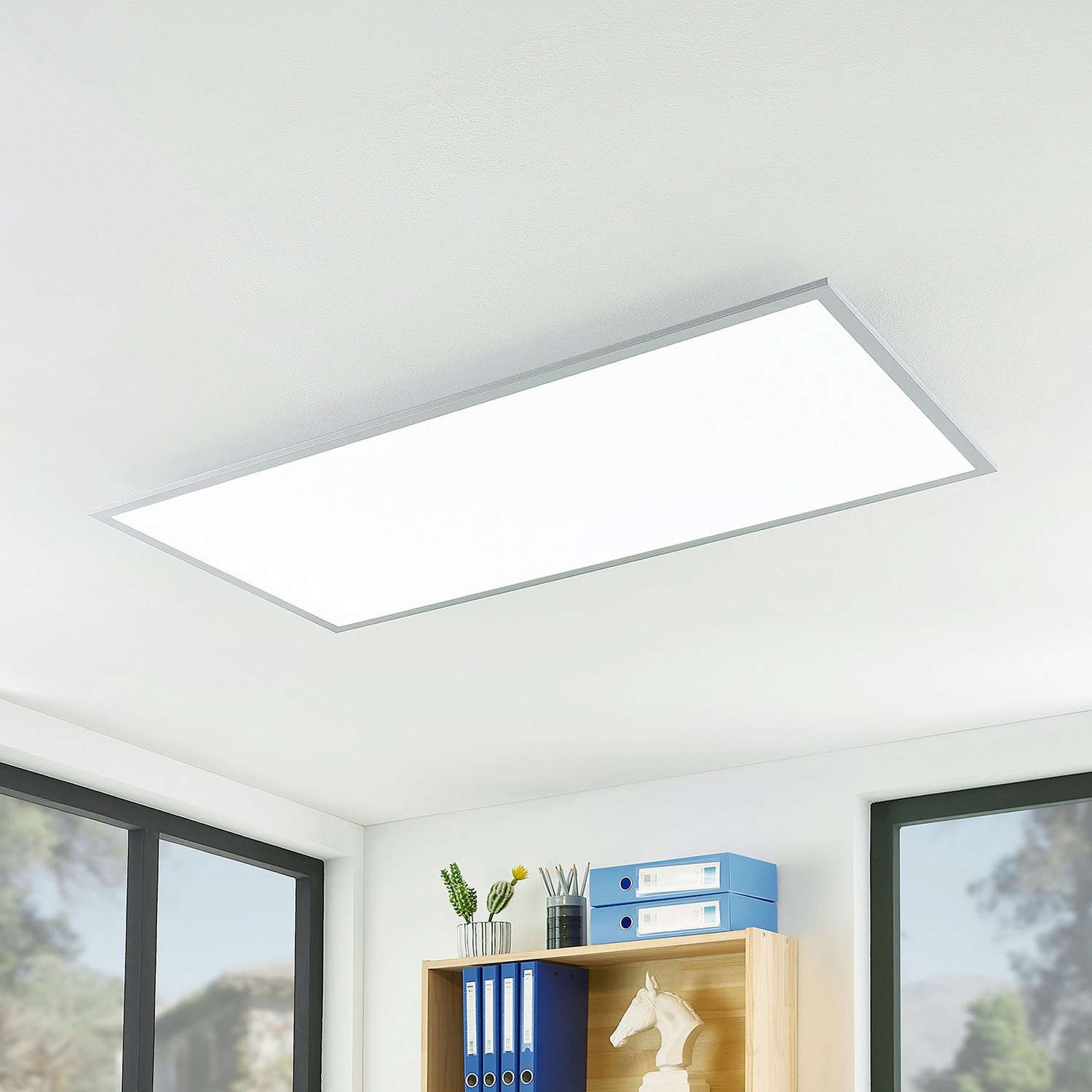 B-Ware Prios Gelora Led Panel Deckenlampe Deckenlampe Lampe Leuchte Cct 120 X 60 Cm