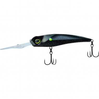 Probaits Twitchaholic 80 MR Twitchbait - Headflare | Black Pearl