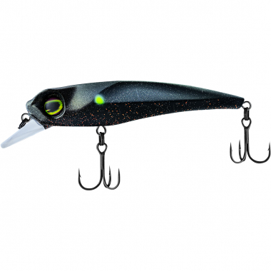 Probaits Twitchaholic 80 SR Twitchbait - Headflare | Black Pearl