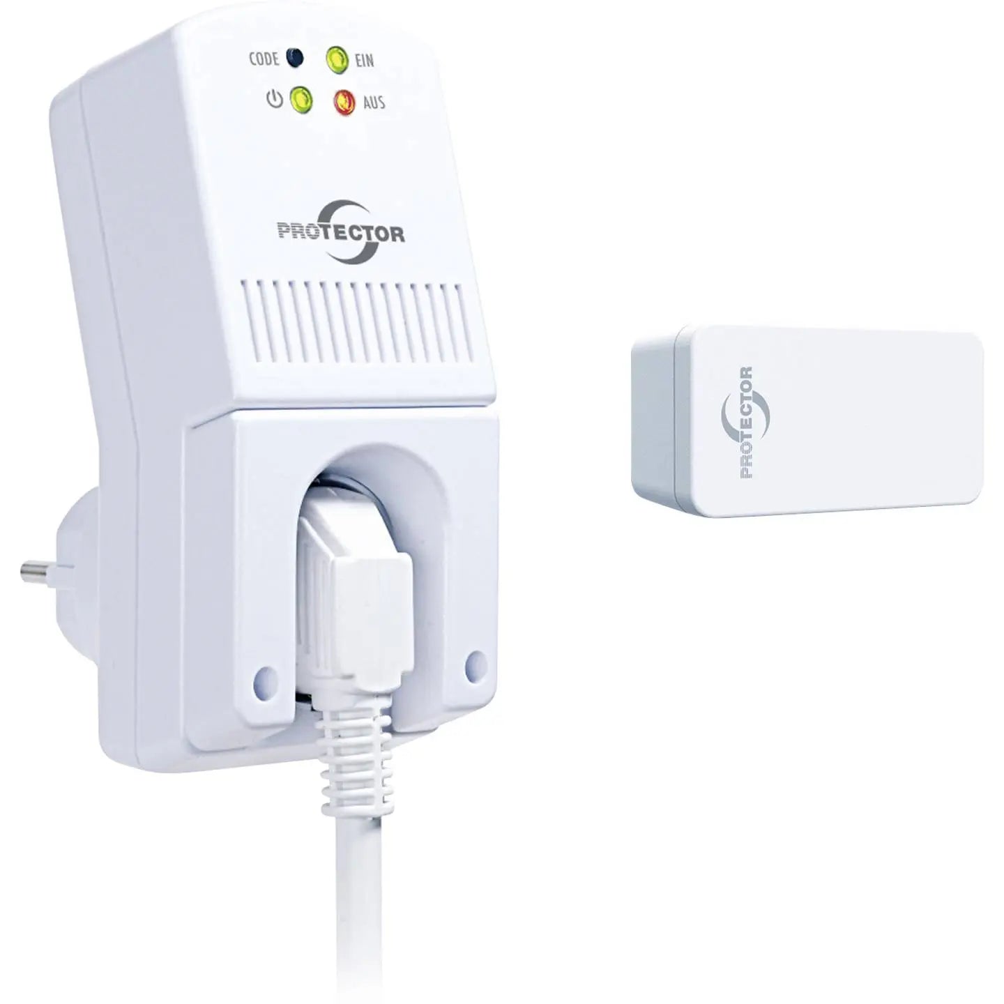 B-Ware Protector Funk Abluftsteuerung Fensterkontaktschalter Ask 5020 Weiß Batterielos