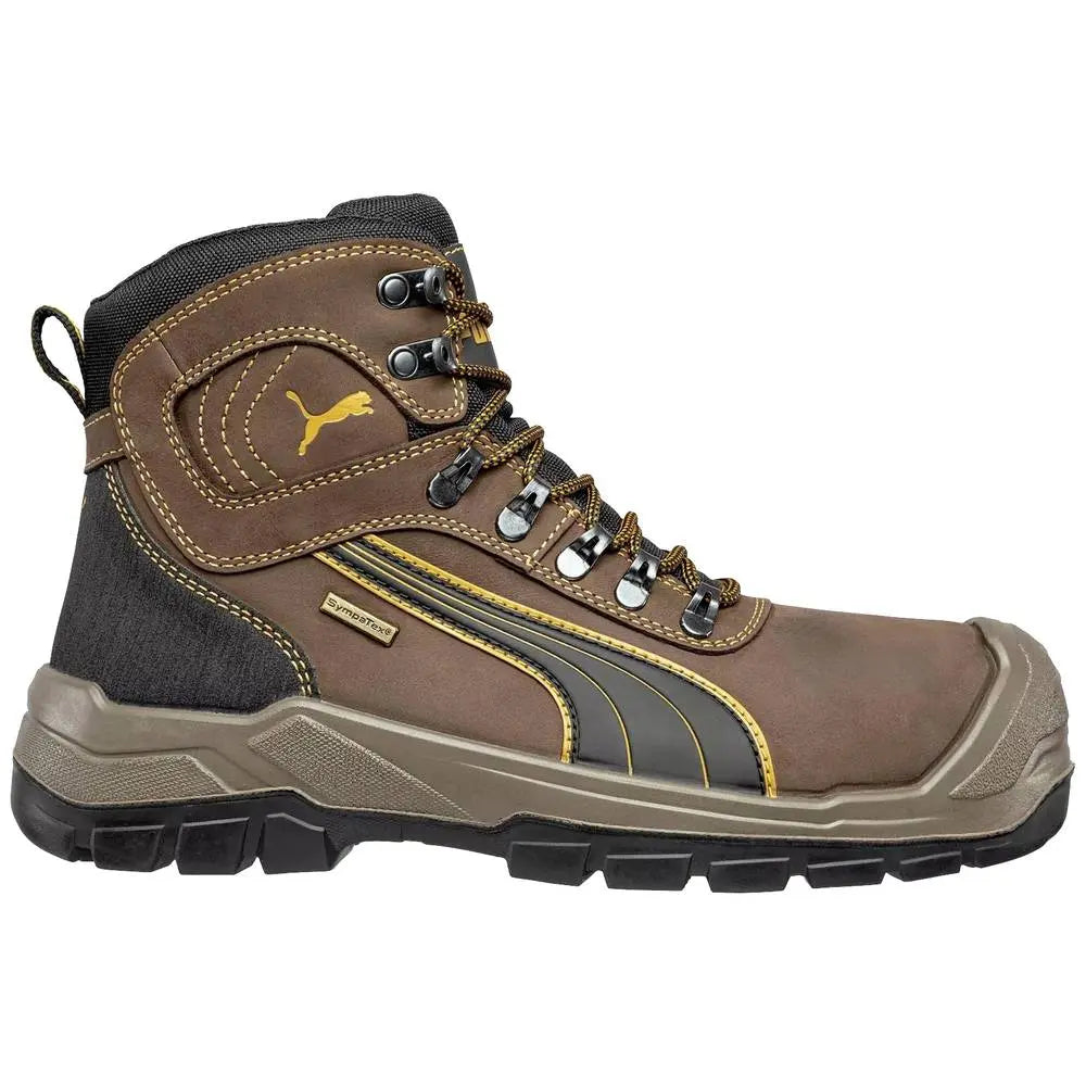 B-Ware Puma Sicherheitsstiefel Arbeitsschuhe Sierra Nevada Mid Braun S3 Rindleder Gr 48