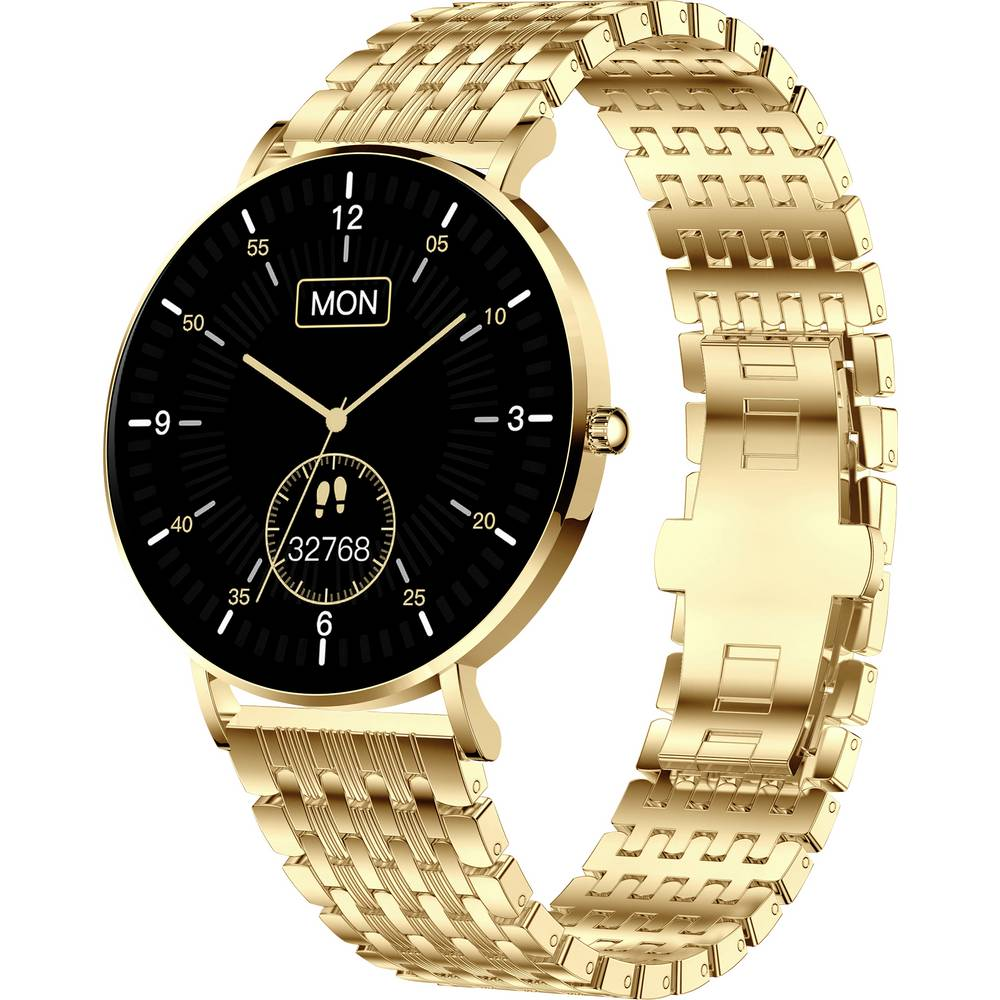 B-Ware Xcoast Siona 2 Smartwatch Uhr Fitnessuhr Gold Damen Fitness Tracker170