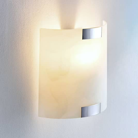 B-Ware Lindby Quadratische Glas Wandleuchte Quentin Wandleuchte Wandlampe Leuchte Led