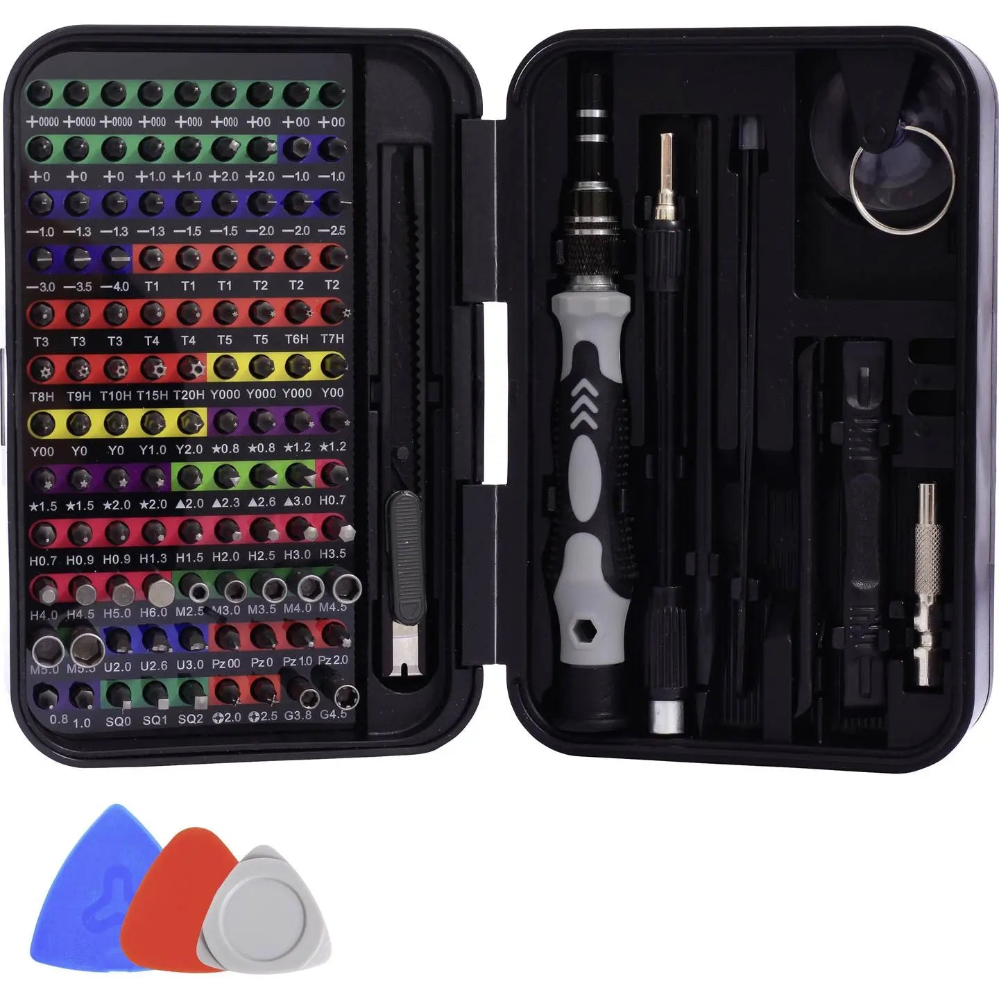 B-Ware Quadrios Schraubendreher Set Werkzeugset Elektronik Feinmechanik Griff Bits Box
