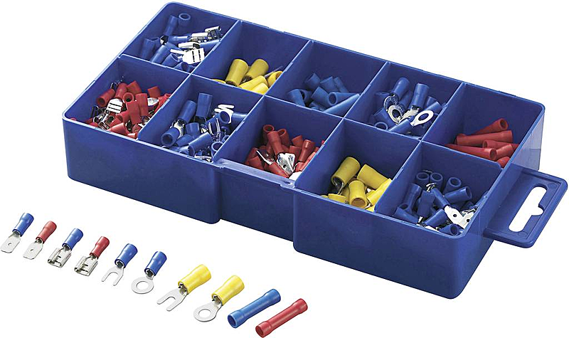 B-Ware Tru Components 732038 Quetschverbinder Sortiment 450 Stk. 0.50mm² 2.50mm²
