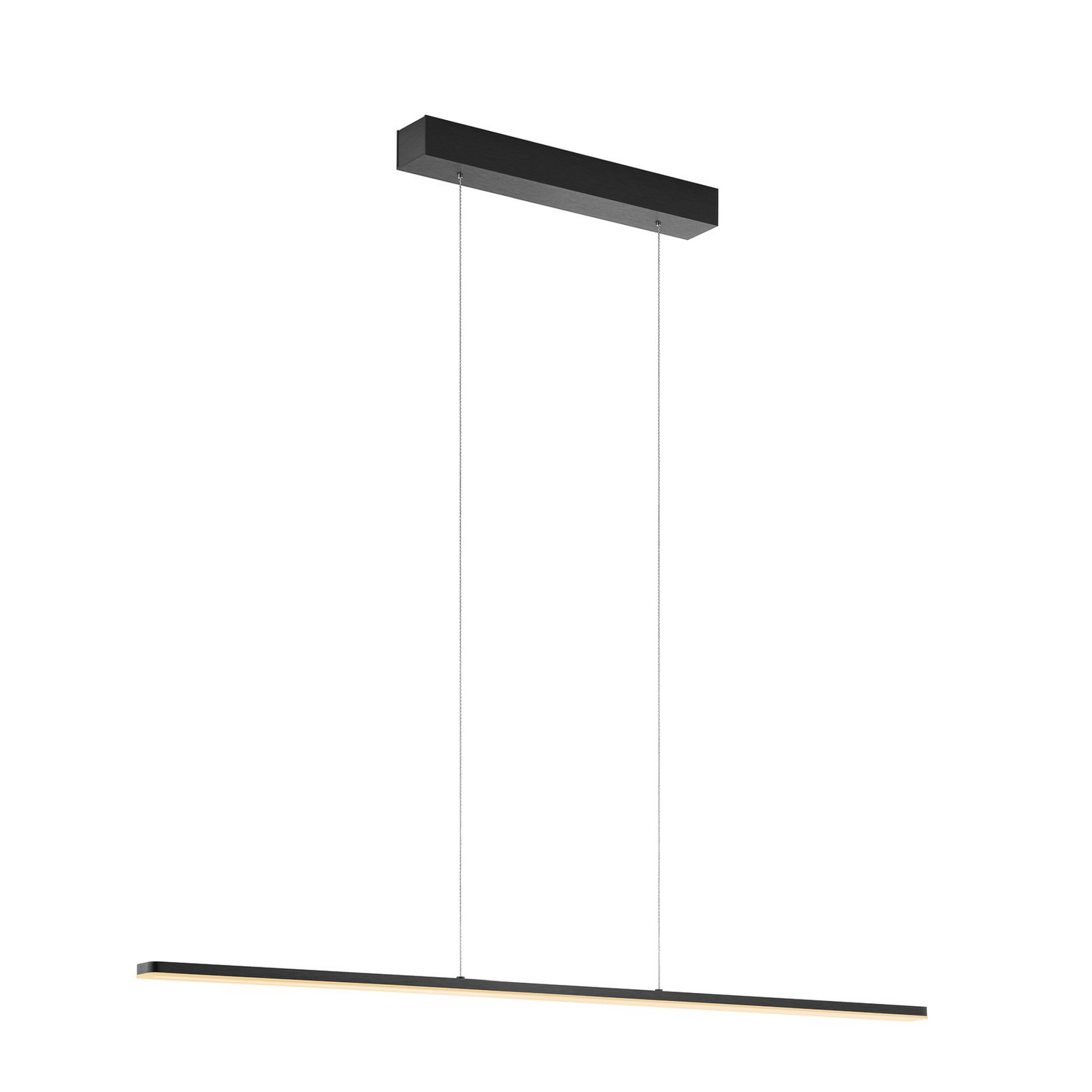 B-Ware Quitani Led Pendelleuchte Hängelampe Margita Schwarz Länge 118 Cm Dimmbar