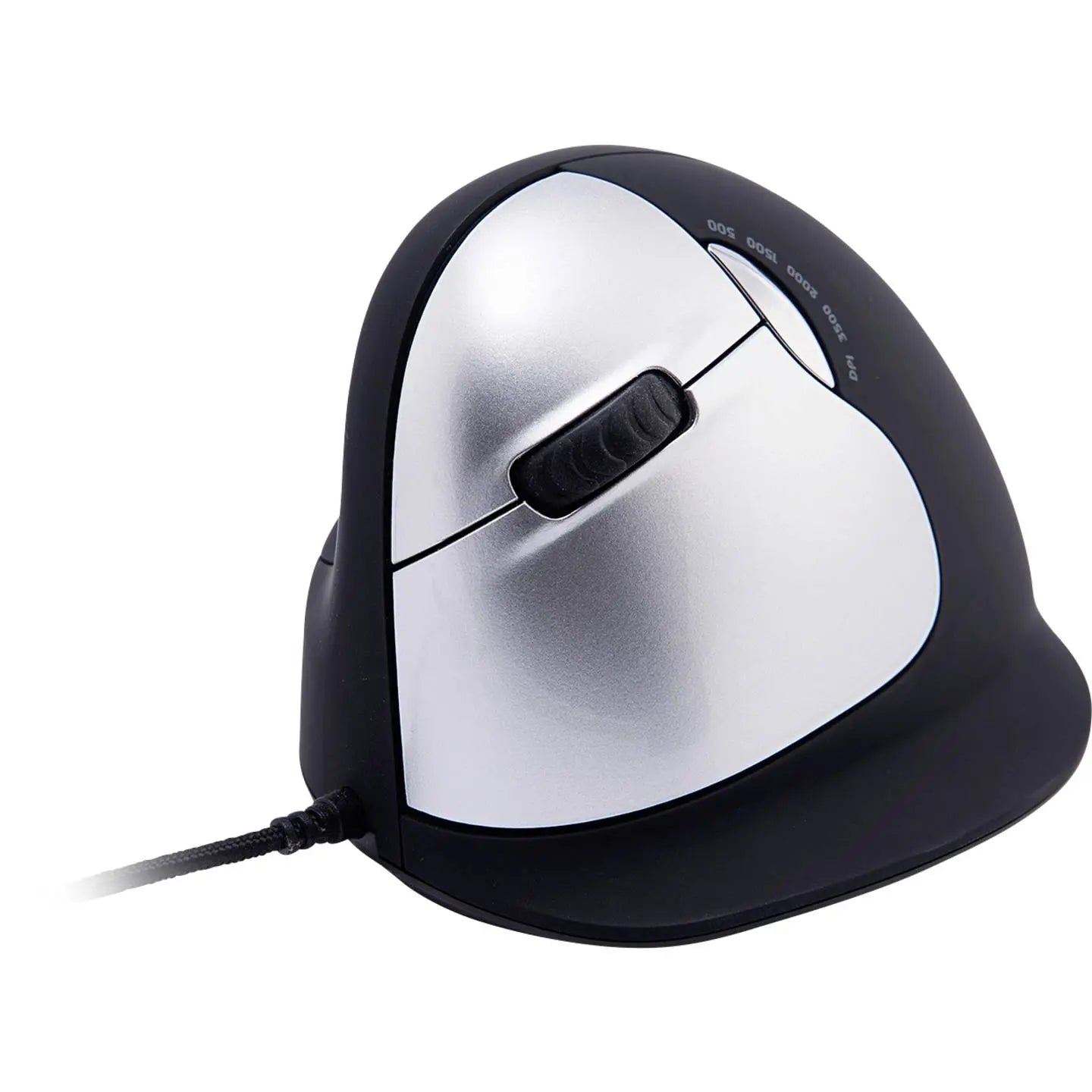 B-Ware Rgo Tools Maus Ergonomische Maus He Computermaus Usb Optisch Schwarz Silber Gr L