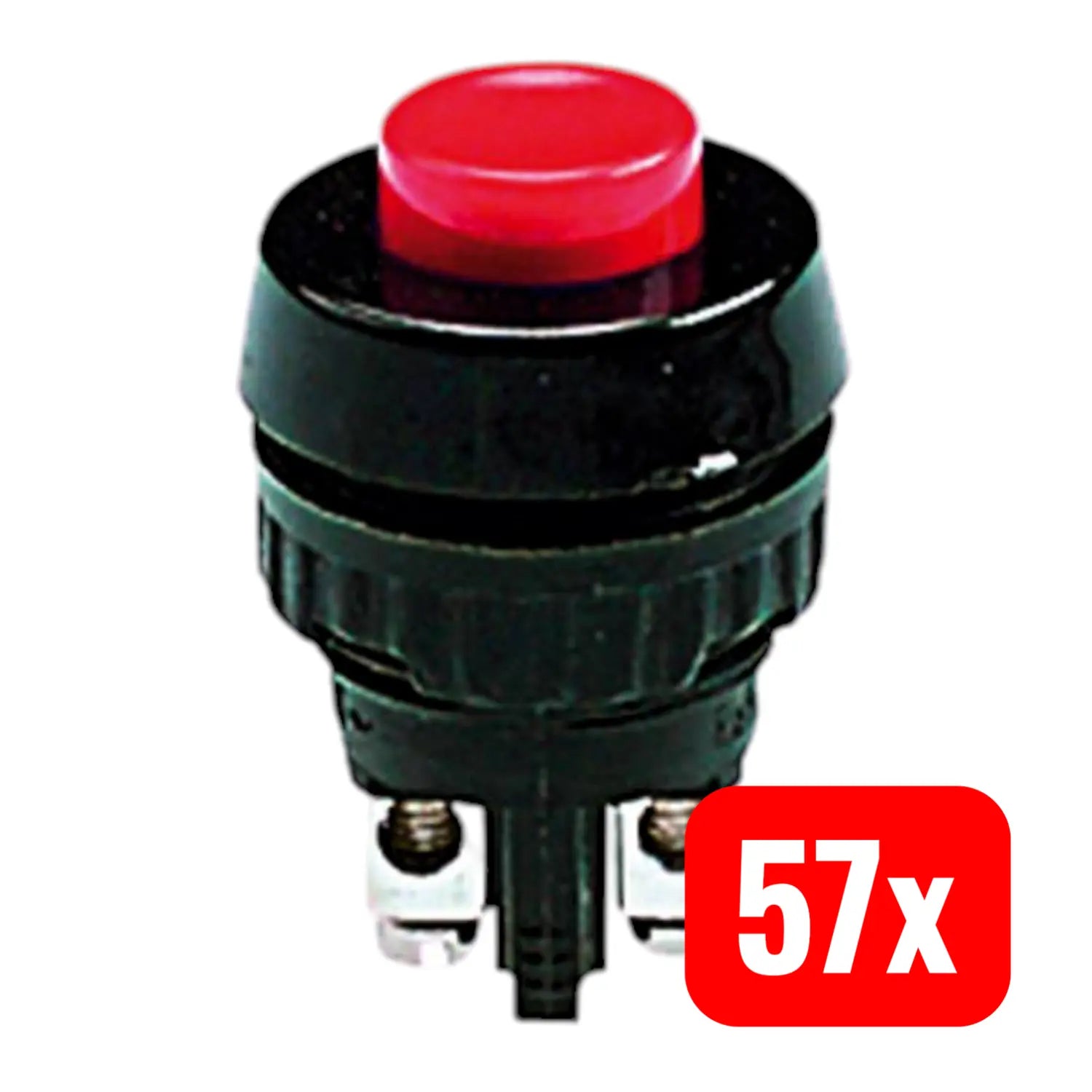 B-Ware Rafi 110001001.0301 Drucktaster 250 V/Ac 0.7 A 1 X Aus/(Ein) Tastend 57 Stück