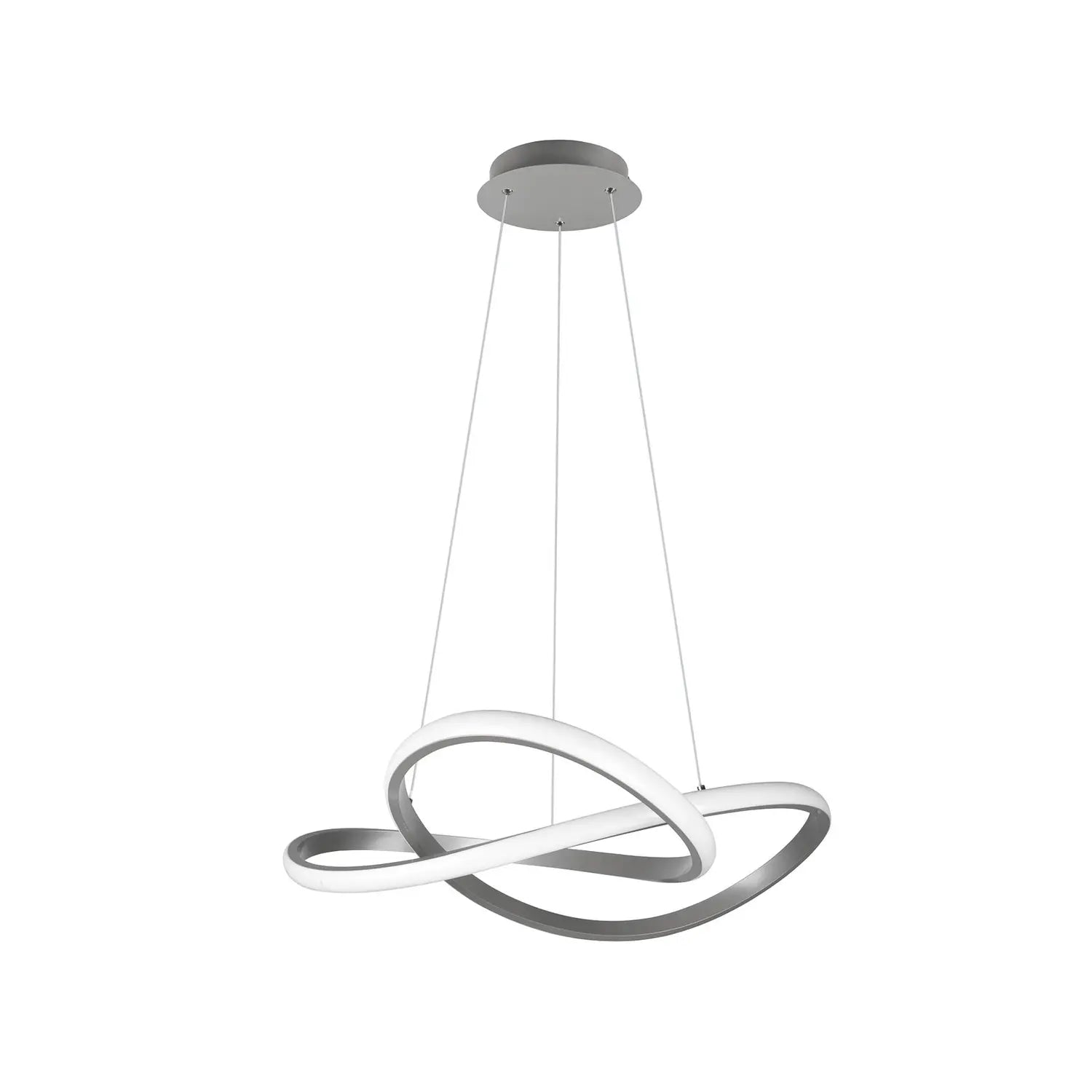 B-Ware Reality Leuchten Course Led Hängelampe Pendelleuchte Lampe Nickel Matt 4000 K