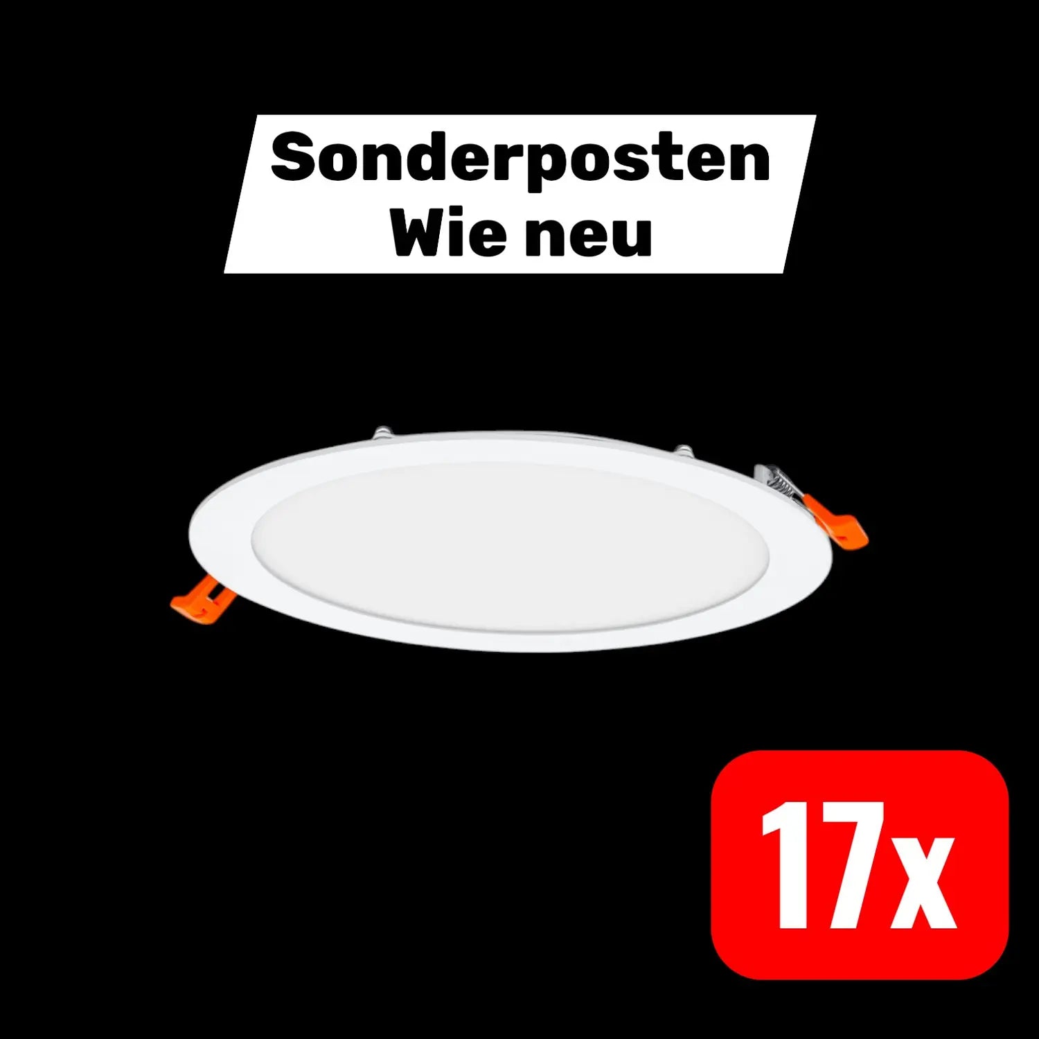 B-Ware Ledvance Recess Slim Downlight Led Deckenleuchte Deckenlampe Leuchte 17 Stück