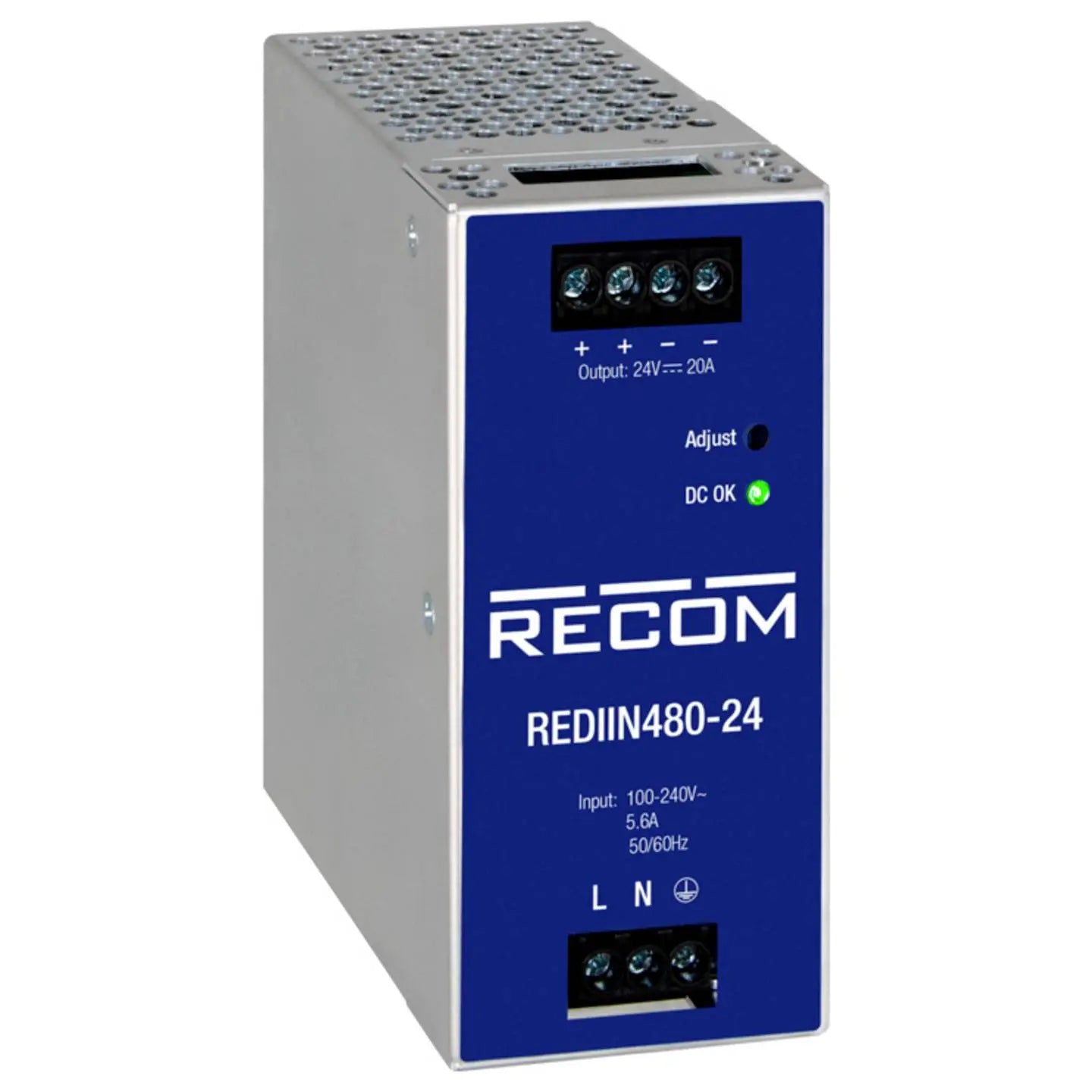 B-Ware Recom Hutschienen Netzteil Stromversorgung Din Schiene Rediin480 Snt Single O
