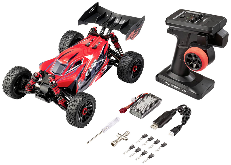 B-Ware Reely Major Rot Brushed 1:14 Rc Modellauto Elektro Buggy Siehe Text/Foto974