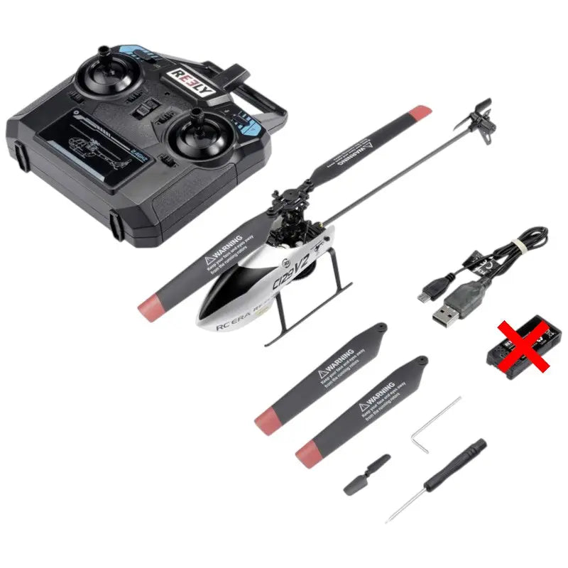 B-Ware Reely C129 V2 Rc Hubschrauber Rt F Helikopter Heli Modellbau Siehe Text/Foto