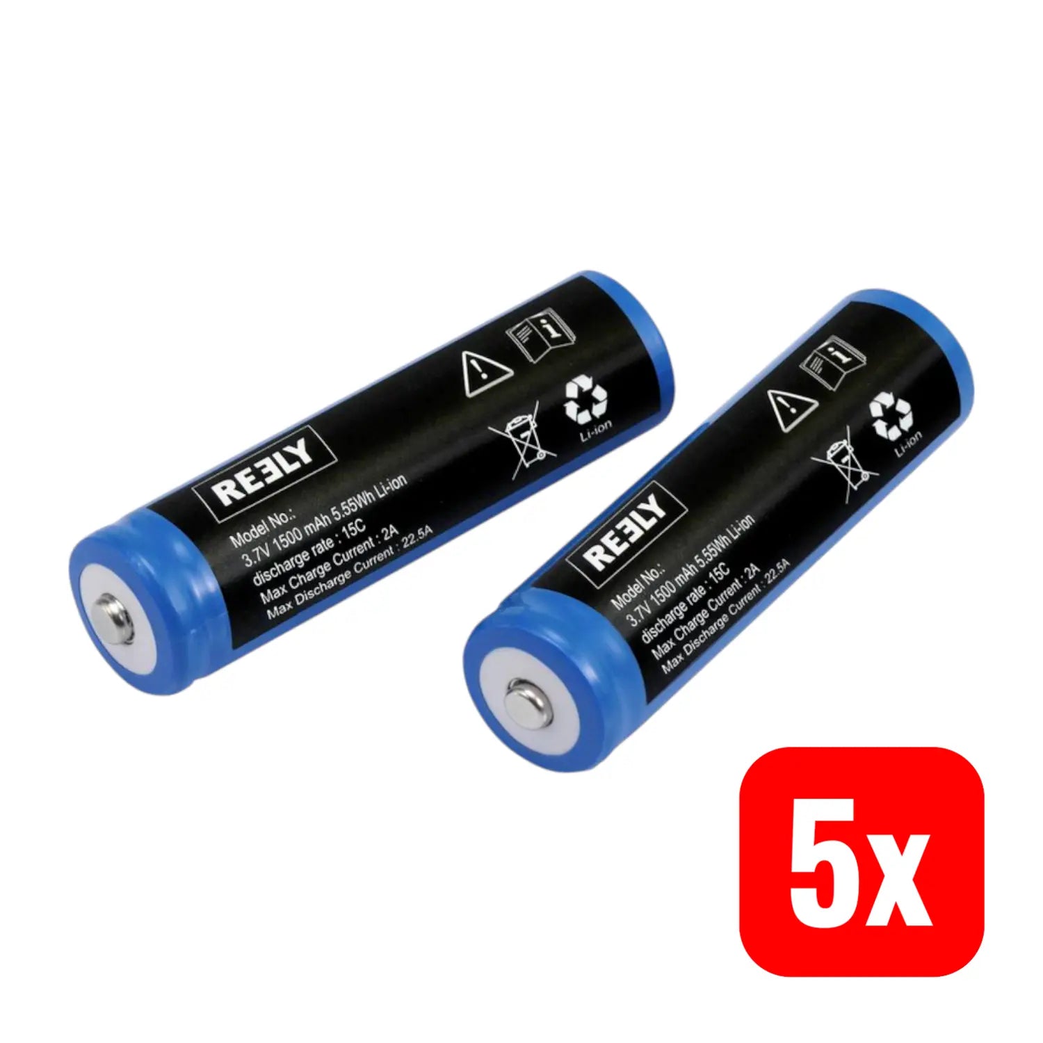 B-Ware Reely Modellbau Akku Einzelzelle Zelle 1500 M A Modellbaubatterie 2er Pack 5 Sets