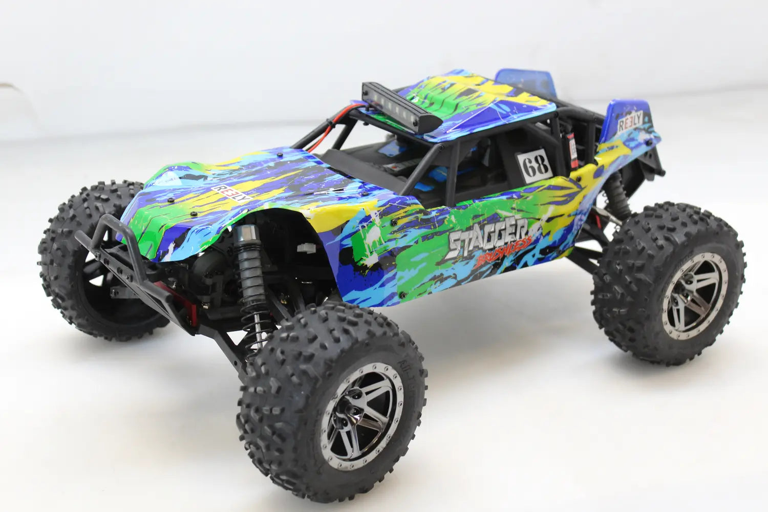 C-Ware Reely Stagger Brushless 1:10 Rc Modellauto Elektro Buggy Auto Siehe Text/Foto
