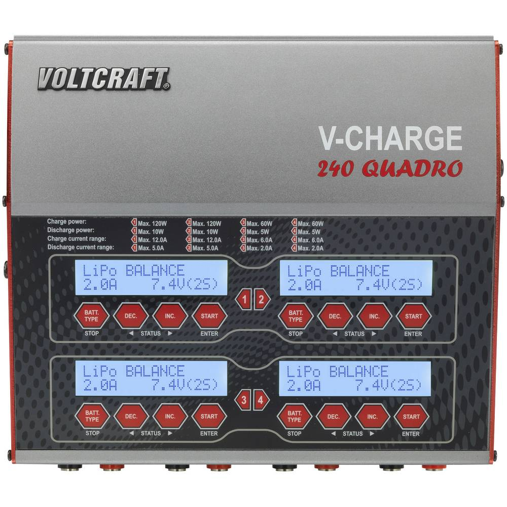 B-Ware Voltcraft V Charge 240 Quadro Modellbau Multifunktionsladegerät Ladegerät