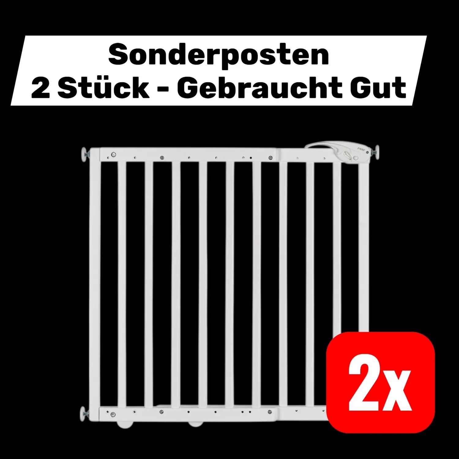 B-Ware Reer Klemmgitter Schutzgitter Treppenschutzgitter 63 106 Cm 2 Stück