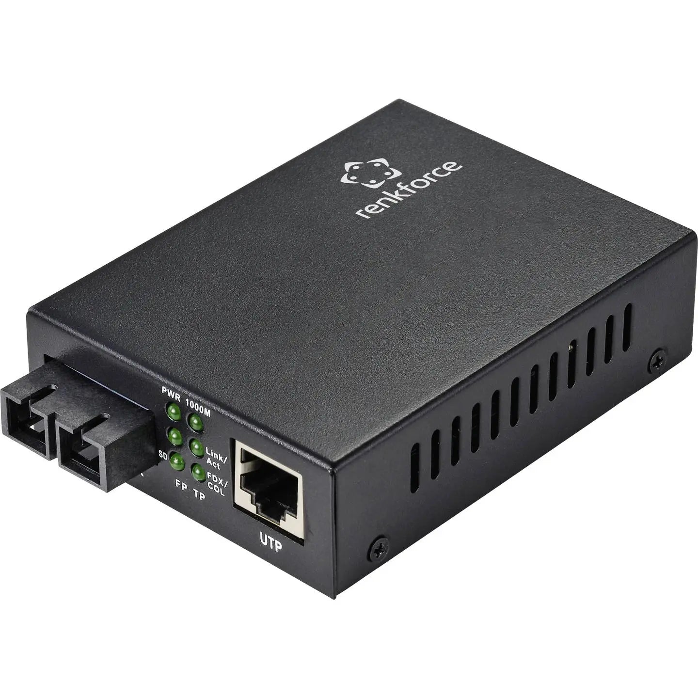 B-Ware Renkforce Netzwerk Medienkonverter Adapter Glasfaser Konverter Cat 6 Rj45 Lan