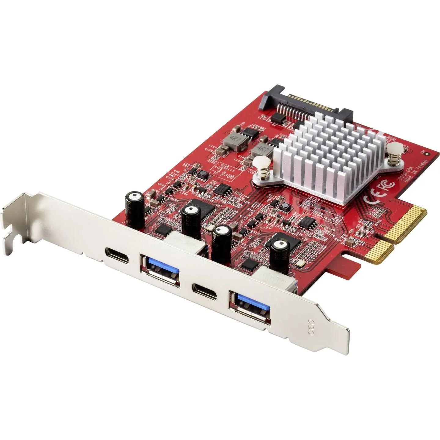 B-Ware Renkforce Controllerkarte Adapter Usb Karte Usb C Usb A Pc Ie Rf 4679642 4 Port
