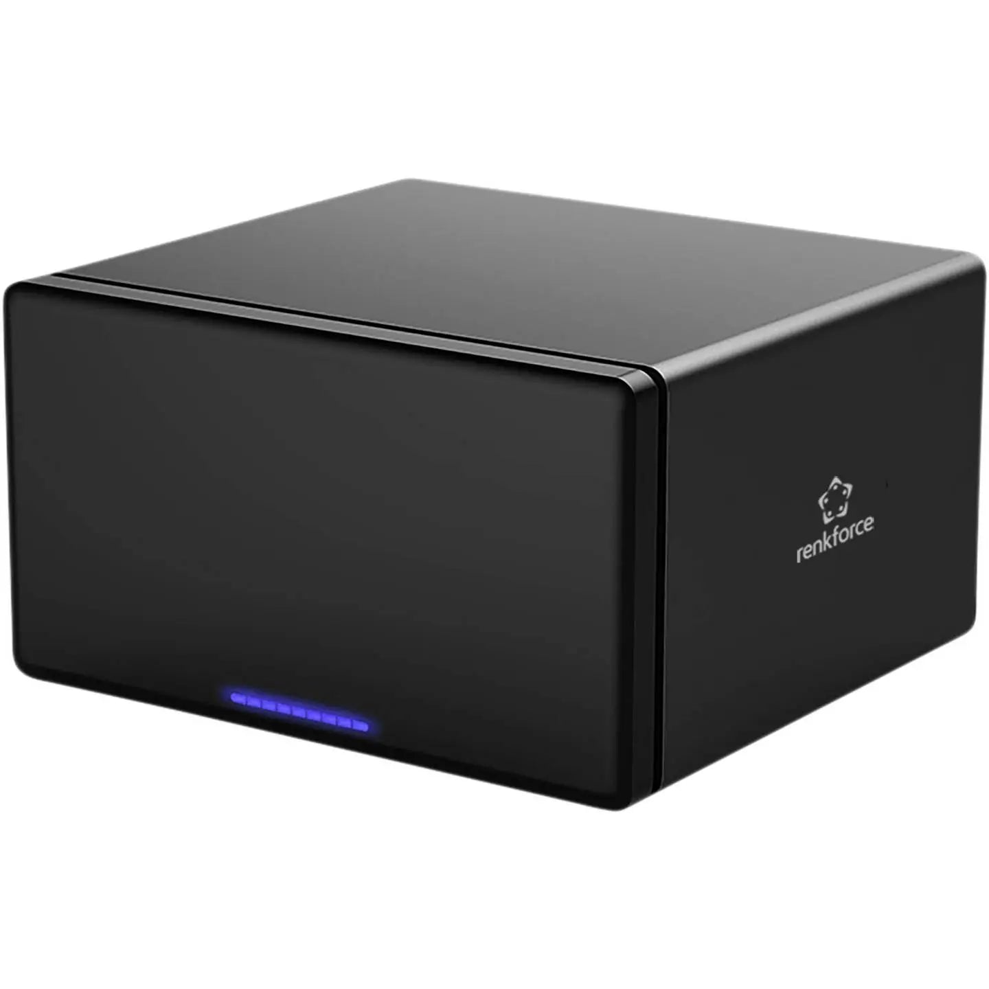 B-Ware Renkforce Festplattengehäuse Laufwerkgehäuse Hdd 8 Bay Usb 3.5 Zoll Aluminium