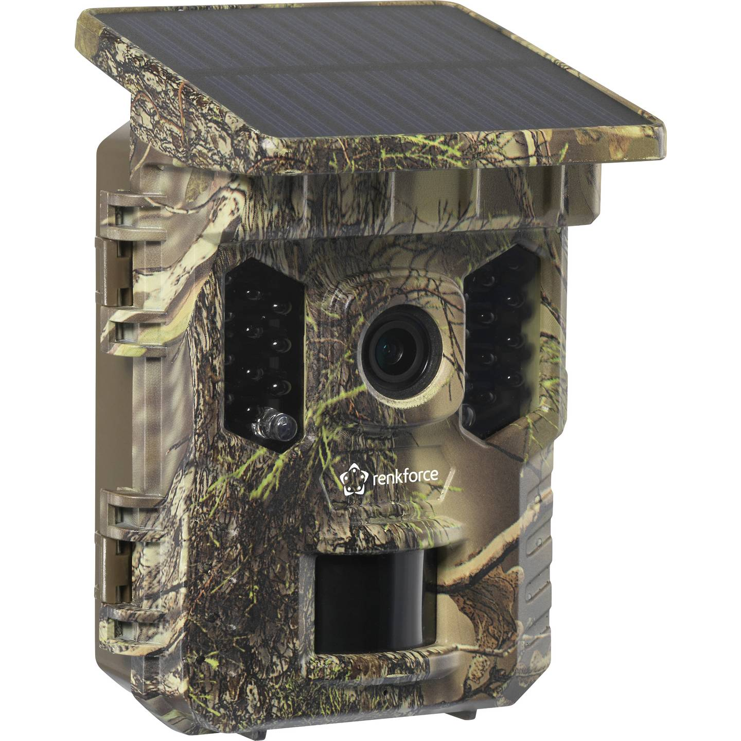 B-Ware Renkforce Wildkamera Fotofalle Wlan 32 Mp Solarmodul Standard Grün Seidenmatt