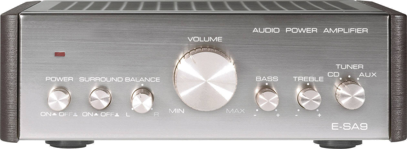 B-Ware Renkforce E Sa9 Stereo Verstärker Amplifier Hi Fi 2 X 12 W Silber Dunkel Braun
