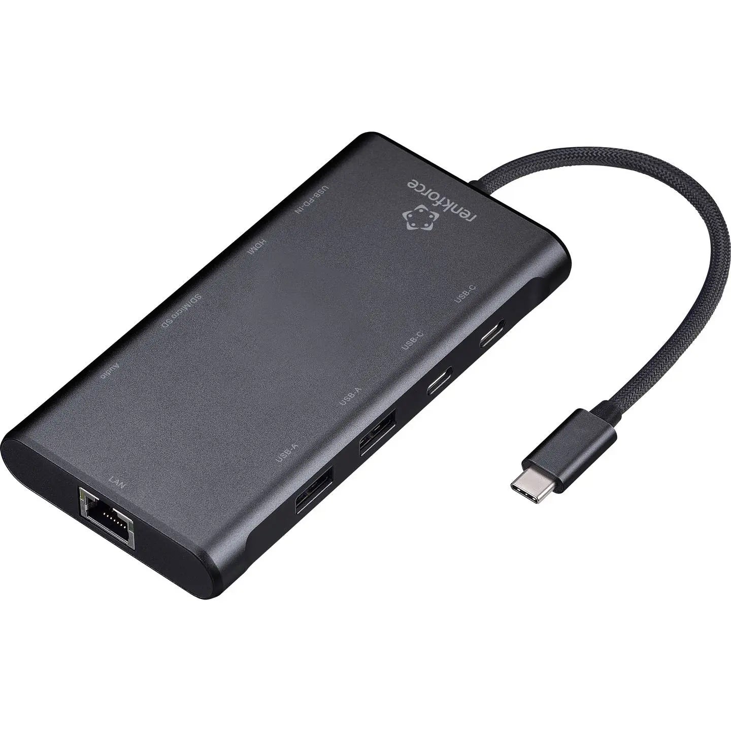 B-Ware Renkforce Dockingstation Adapter Usb C Multiport Audio Video Rf Usbha 500