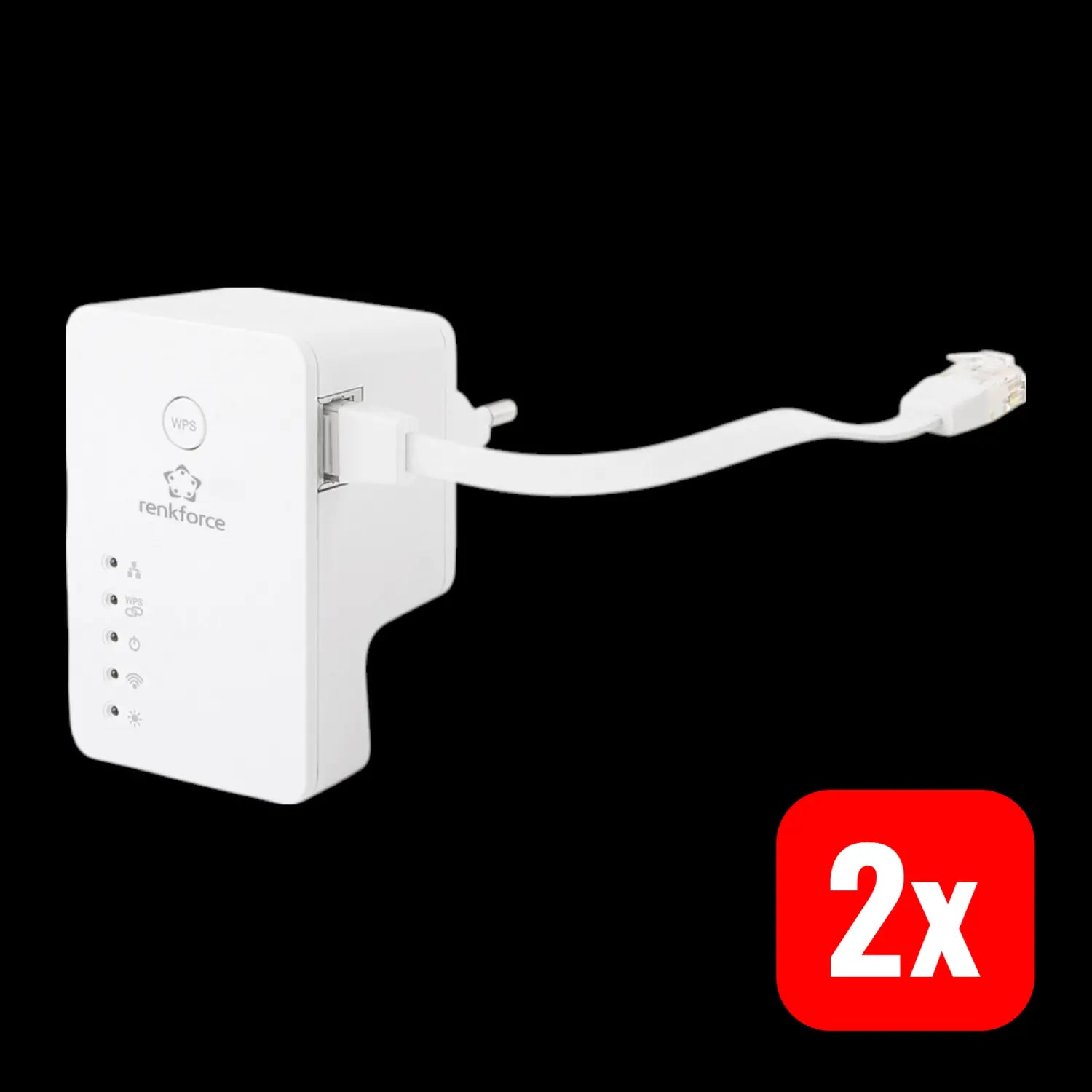 B-Ware Renkforce Rf Ap N300 Mini Wlan Access Point 300 M Bit/S 2.4 G Hz Netzbetrieb 2 Stück