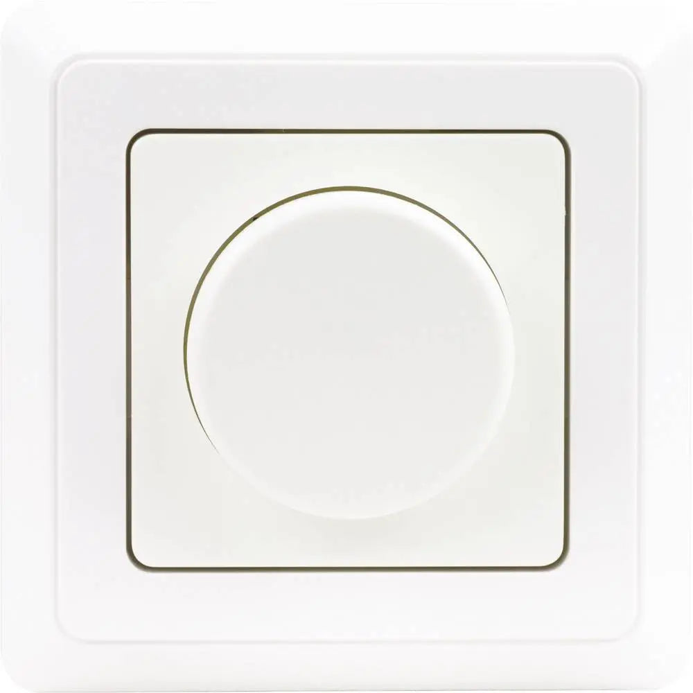 B-Ware Rev Unterputz Dimmer Drehregler Led Dimmer Glühlampe Halogenlampe Weiß