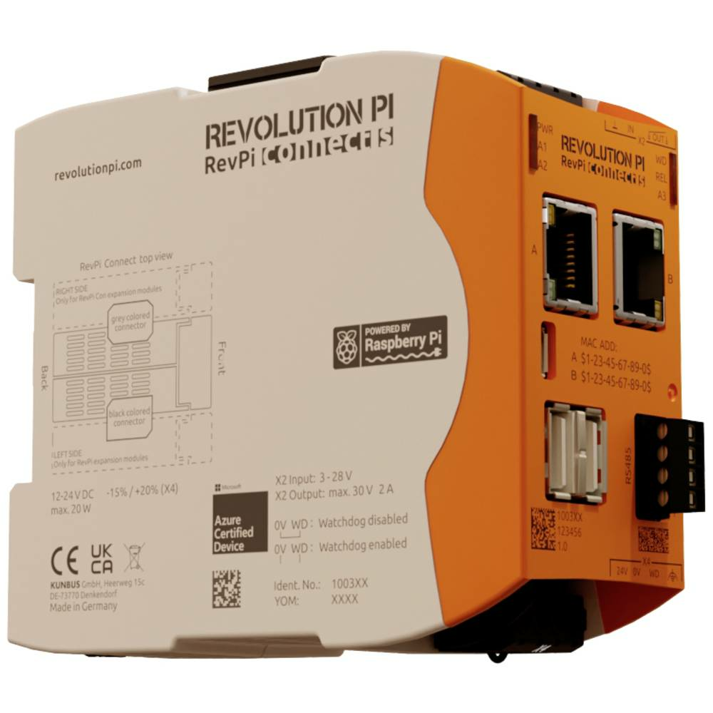 B-Ware Revolution Pi By Kunbus Rev Pi Connect S 8 Gb Pr100362 Sps Erweiterungsmodul 24 V