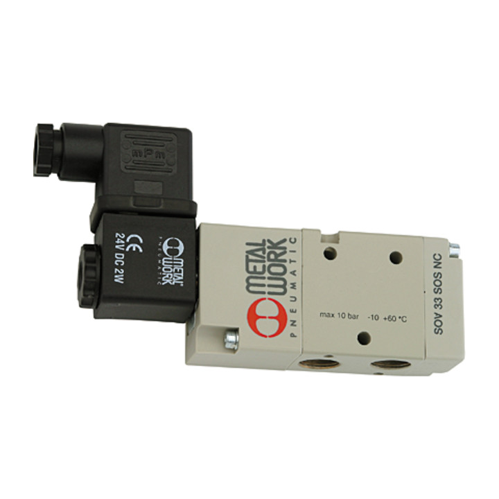 B-Ware Riegler Wegeventil Ventil Elektropneumatik 3/2 Monostabil G 1/4 Nc 24 V Dc