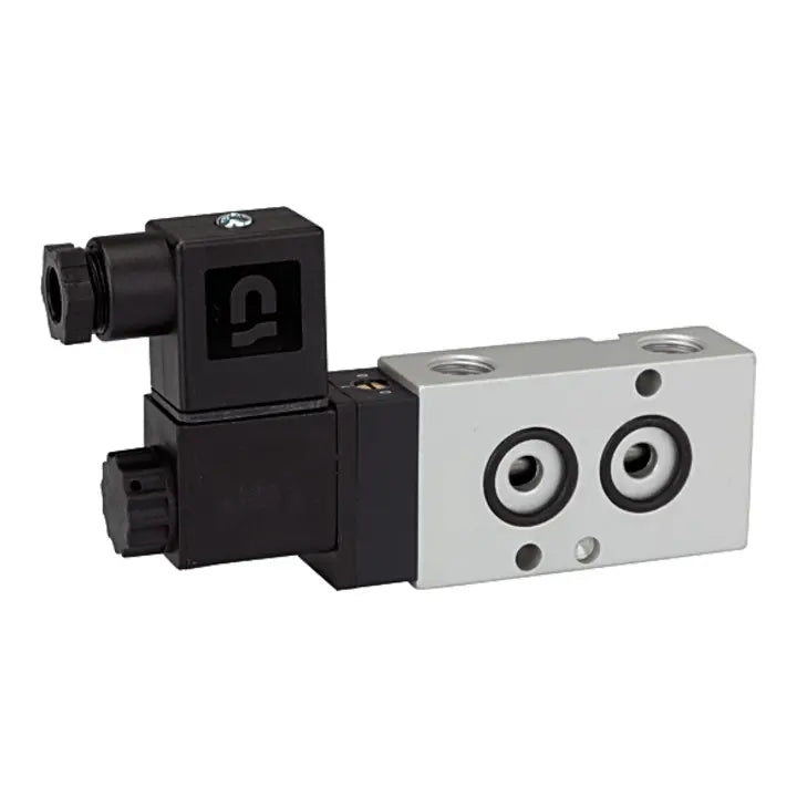 B-Ware Riegler Ventil Steuerung 3/2 Wegeventil Mono Nc Aluminium Eloxiert Namur G 1/4