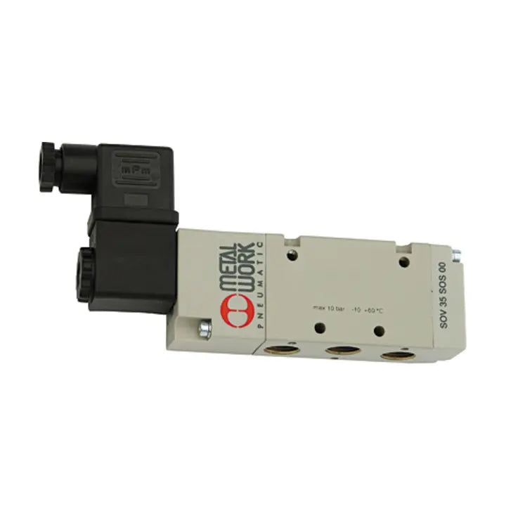 B-Ware Riegler Wegeventil Ventil 5/2 G 1/4 Elektropneumatisch Monostabil 230 V 50 Hz