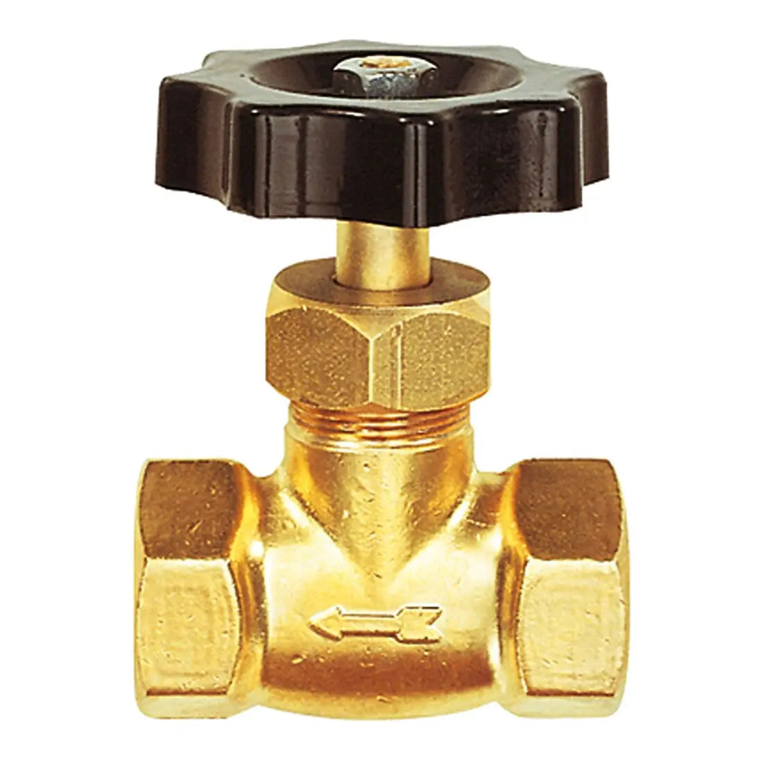B-Ware Riegler Nadelventil Ventil Messing Feinregulierung G 1/2 Ig Dn 4