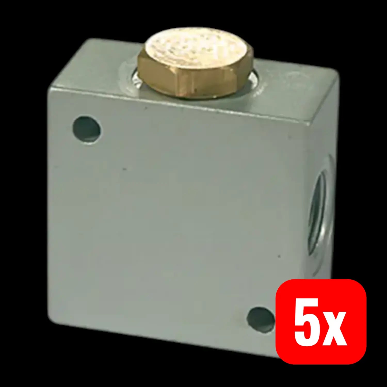 B-Ware Riegler T Verteiler Anschluss G 1/2 Aluminium Sw 30 Verbindung 5 Stück