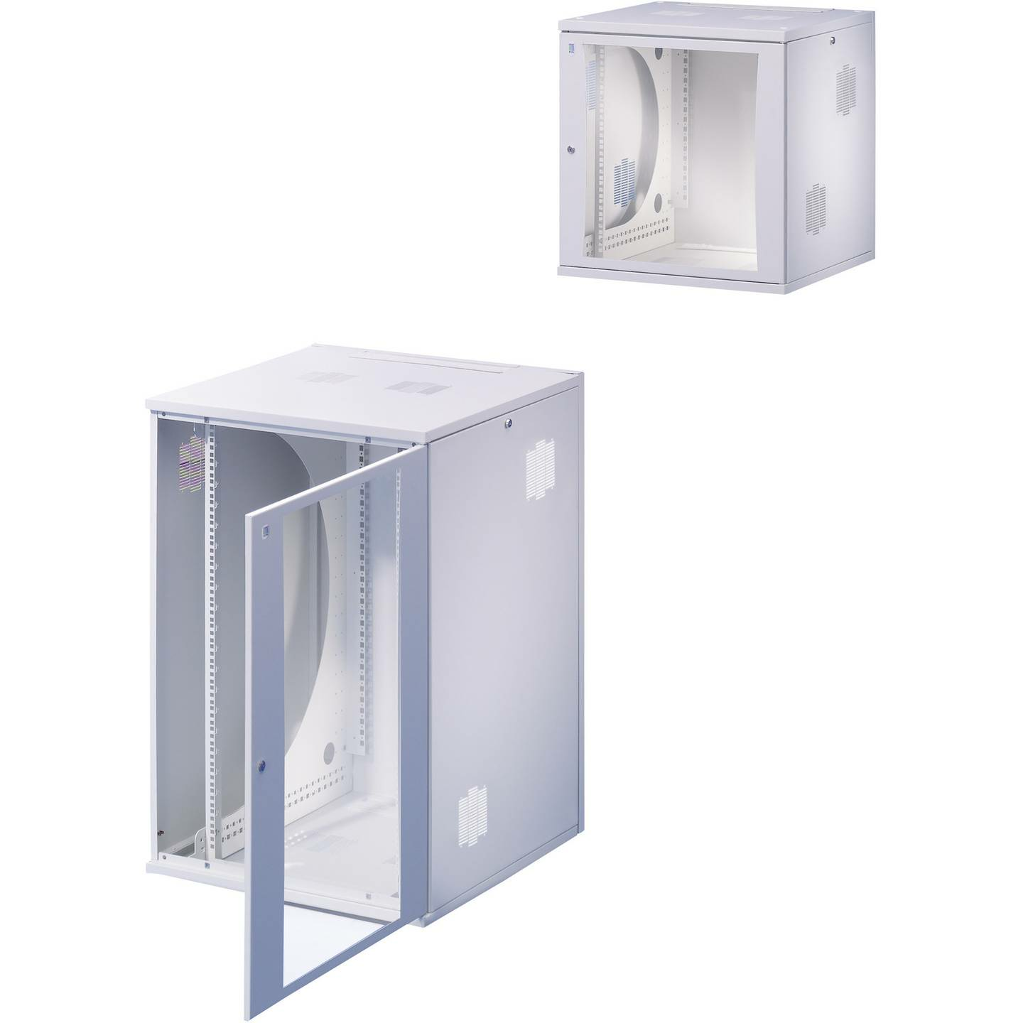 B-Ware Rittal 7507.100 19 Zoll Netzwerkschrank Verteilerschrank 600 X 358 X 600 Mm 6 He