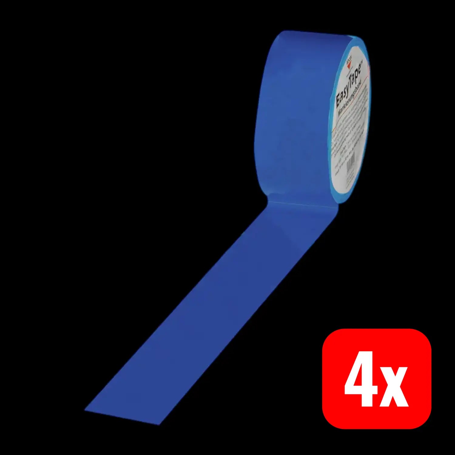 B-Ware Rocol Bodenmarkierungsband Markierungsband Easy Tape Pvc Blau 50 Mm 33 M 4 Stück