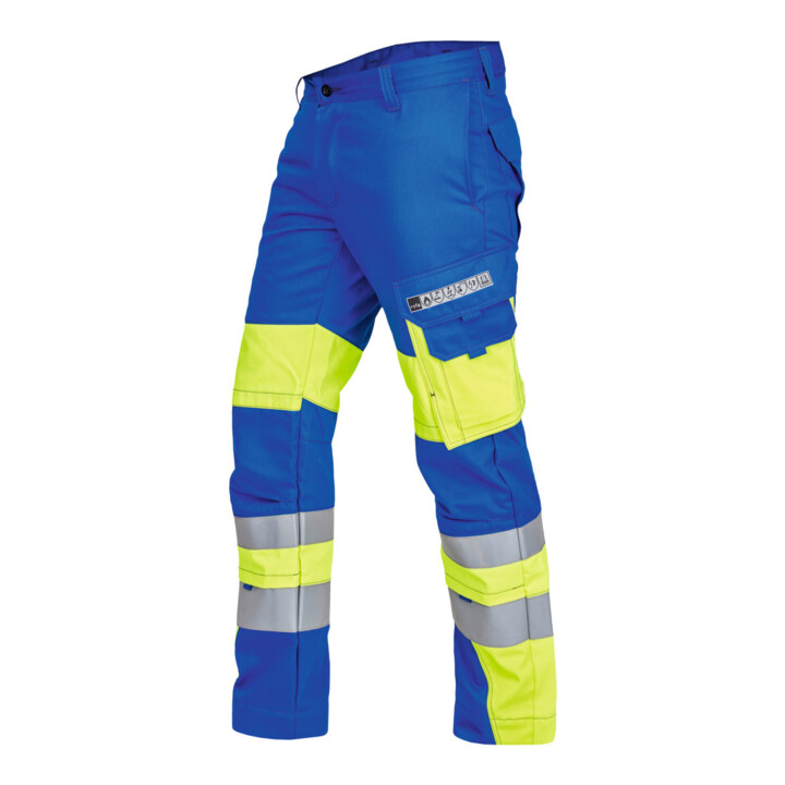 B-Ware Rofa Bundhose Hose Arbeitshose Kornblau Gelb Visline Herren Konfektionsgröße 48