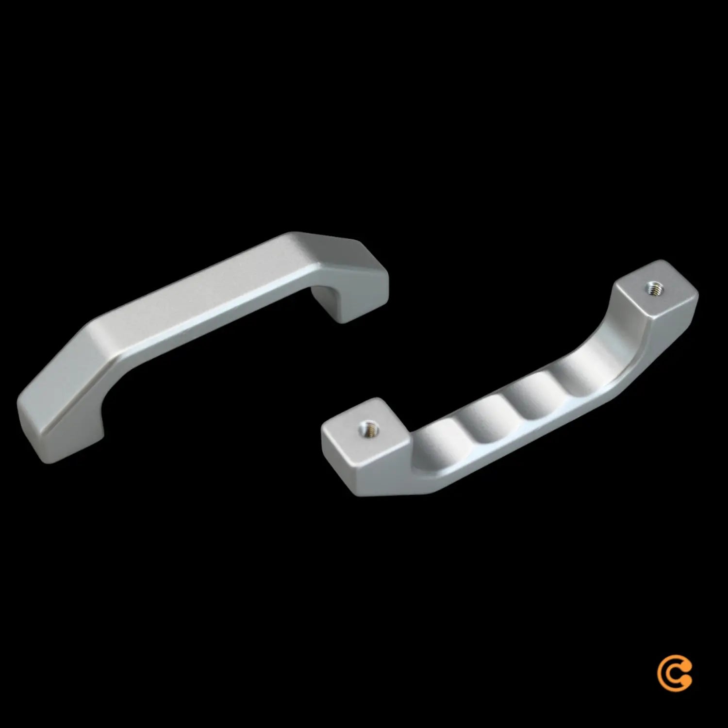 B-Ware Rohde Gehäusegriff Handgriff 2 St Silber Griffserie Ag Ag 22 2 St 146 Mm