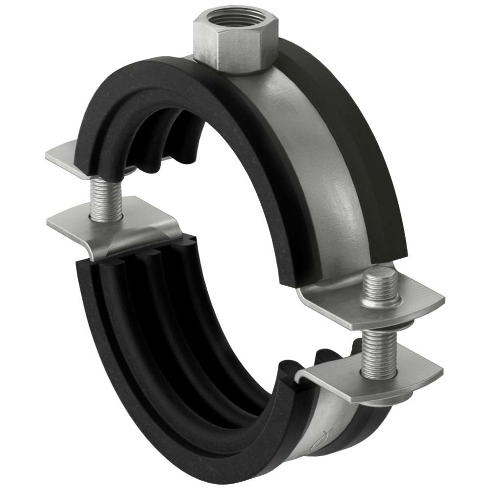 B-Ware Fischer 560589 Rohrschelle Frs 4" Rohrhalter Rohr Halterung Stahl A2 2 Sets